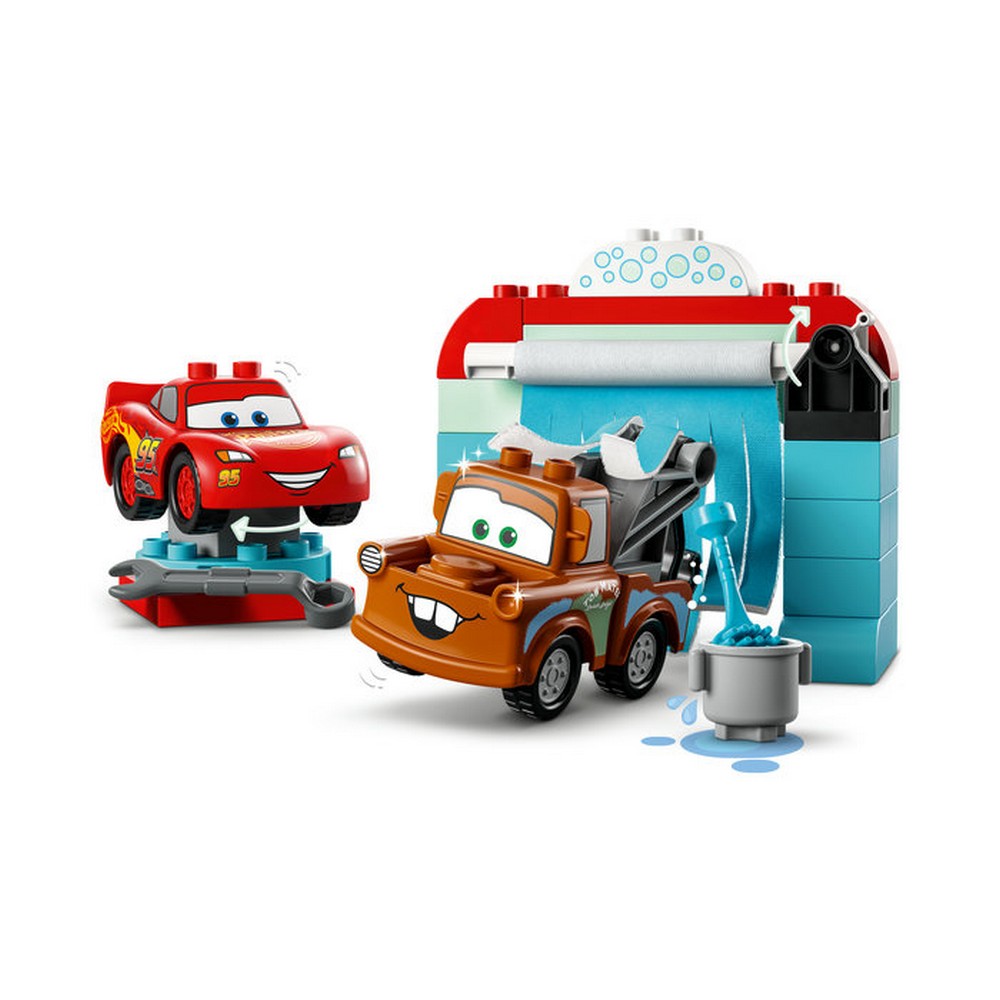 LEGO DUPLO Villám McQueen és Matuka vidám autómosása 10996 29 darabos