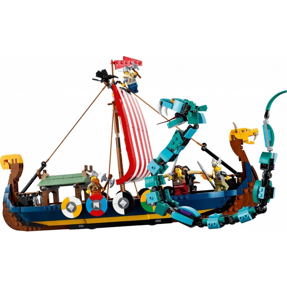 LEGO Creator Viking hajó és a Midgard kígyó 31132 1192 darabos