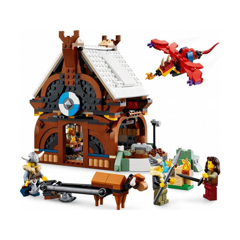LEGO Creator Viking hajó és a Midgard kígyó 31132 1192 darabos