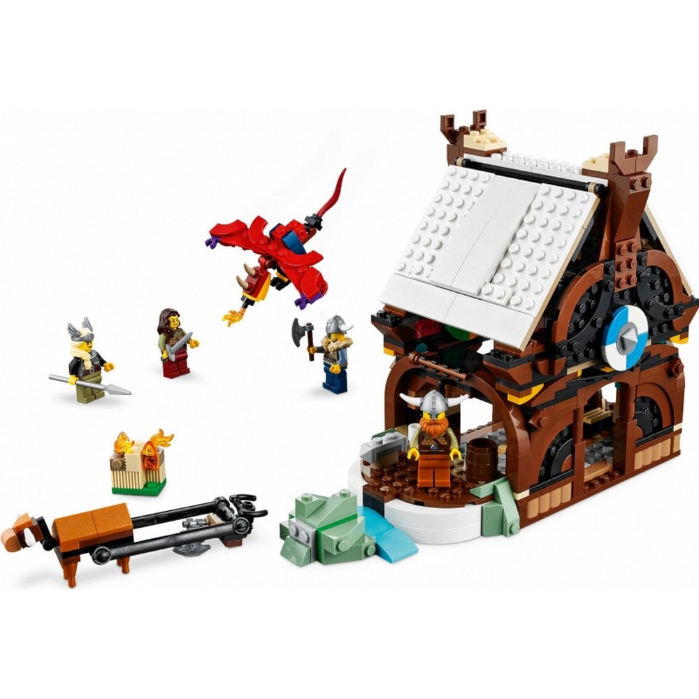LEGO Creator Viking hajó és a Midgard kígyó 31132 1192 darabos