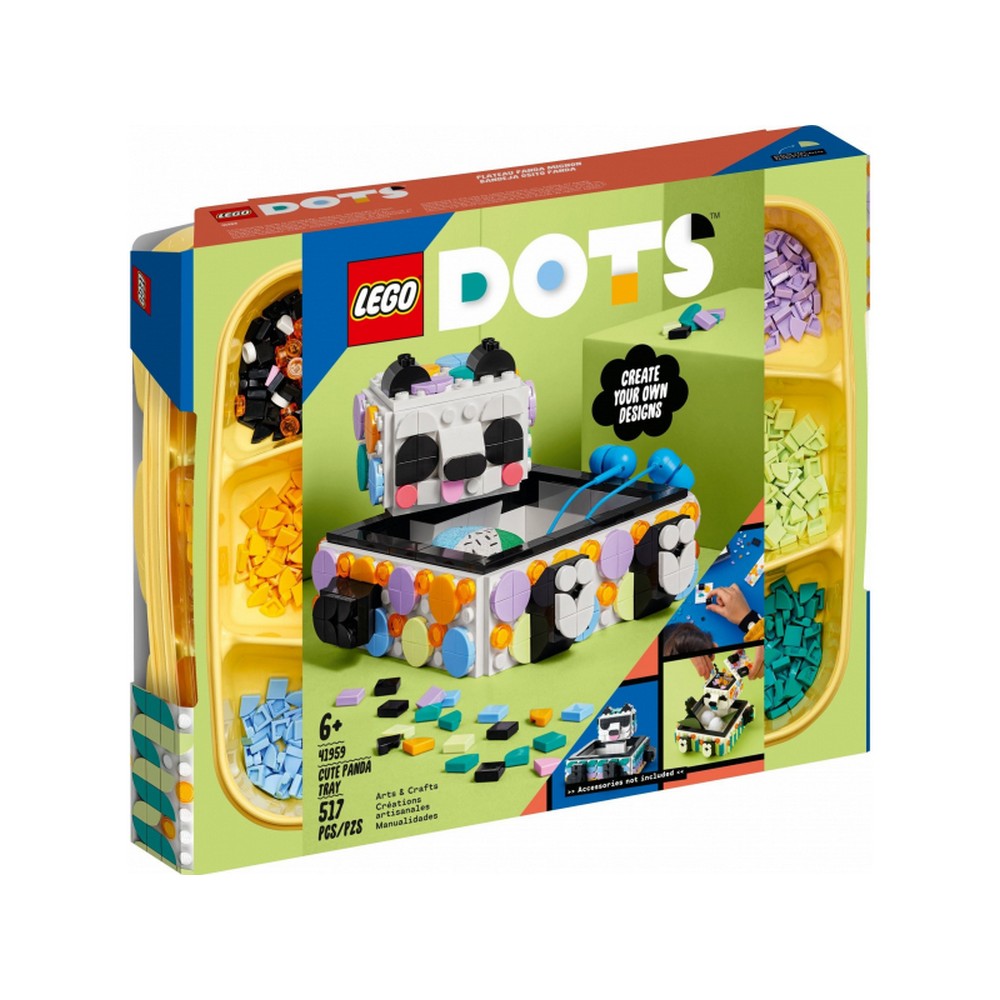 LEGO DOTS Cuki pandás tálca 41959 517 darabos
