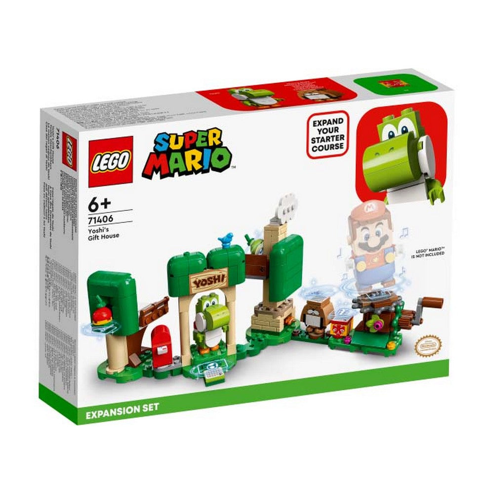 LEGO Super Mario Yoshi ajándékháza kiegészítő szett 71406 246 darabos