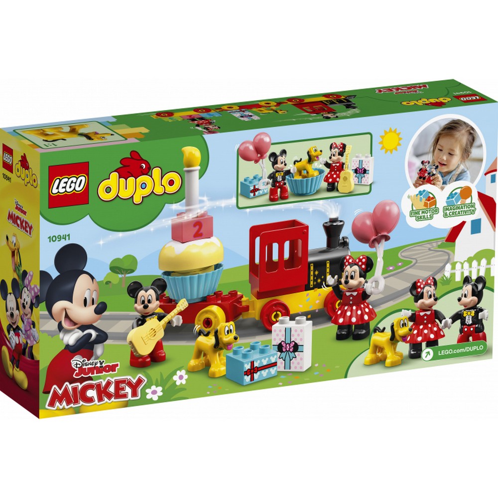 LEGO DUPLO Mickey & Minnie születésnapi vonata 10941 22 darabos