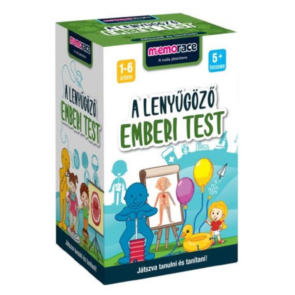 Memorace: A lenyűgöző emberi test magyar nyelvű társasjáték