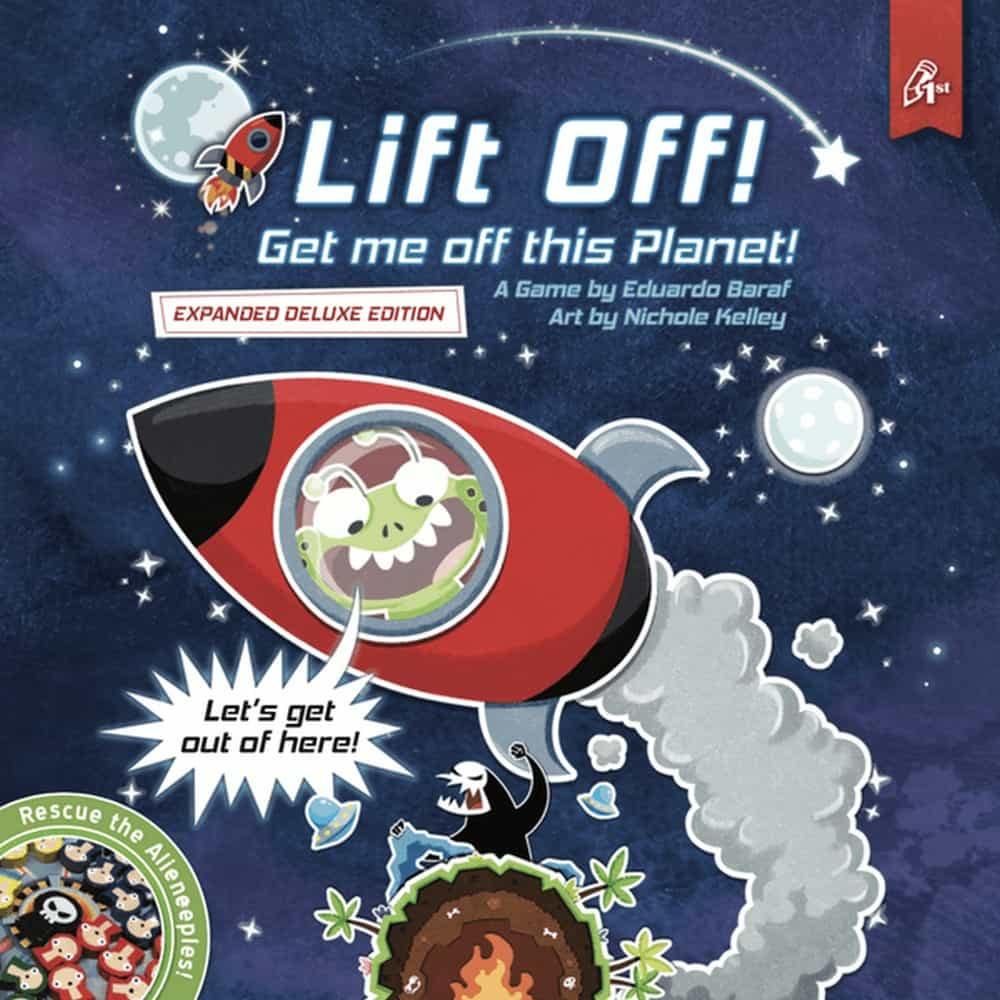 Lift Off! Get me off this Planet! Expanded Deluxe Edition angol nyelvű társasjáték