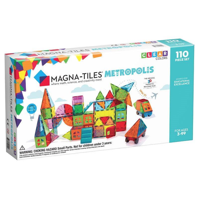 Magna-Tiles Metropolis 110 darabos magneses szett-Magna-1-Játszma.ro - A maradandó élmények boltja