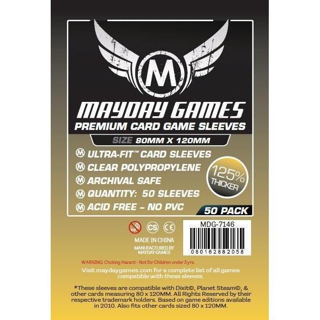 Mayday Magnum Gold Premium kártyavédő (50 db) 80mm x 120mm-Mayday-1-Játszma.ro - A maradandó élmények boltja