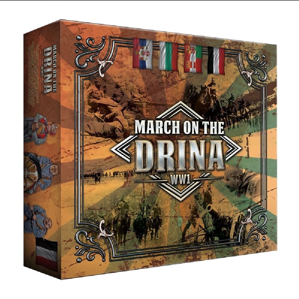 March on the Drina angol nyelvű társasjáték