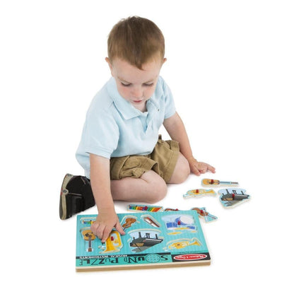 Melissa & Doug Hangos puzzle - Hangszerek