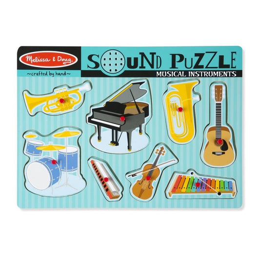 Melissa & Doug Hangos puzzle - Hangszerek