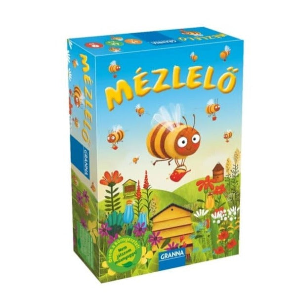 Mézlelő társasjáték doboz