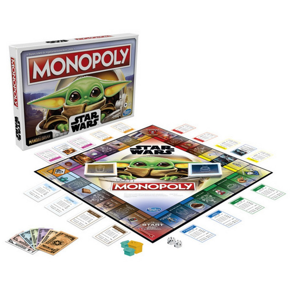 Monopoly Baby Yoda magyar nyelvű magyar nyelvű társasjáték