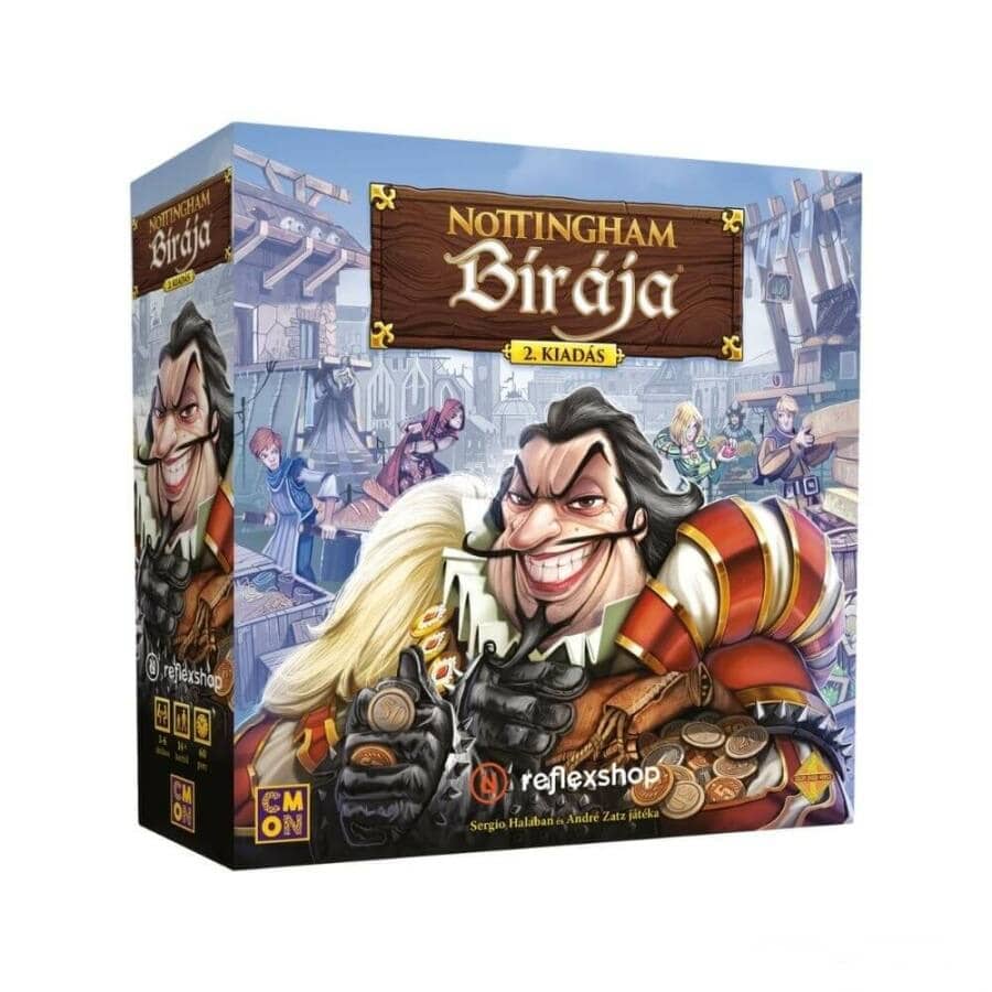Nottingham bírája 2 kiadás, magyar nyelvű társasjáték