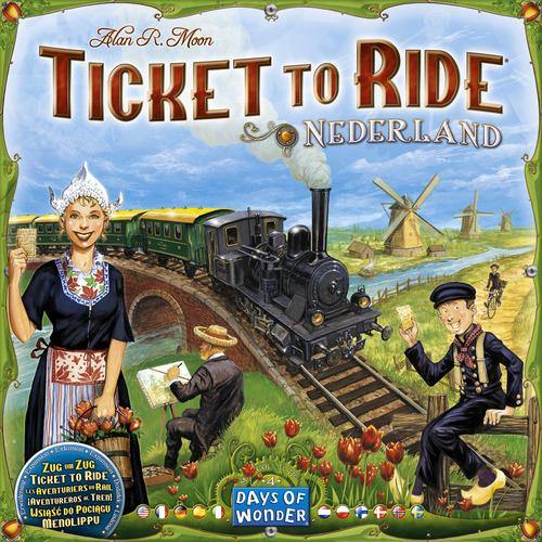 Ticket to Ride Nederland angol nyelvű társasjáték