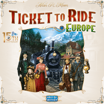 (ELŐRENDELÉS) Ticket to Ride: Europe – 15th Anniversary (EN) - Játszma.ro - A maradandó élmények boltja