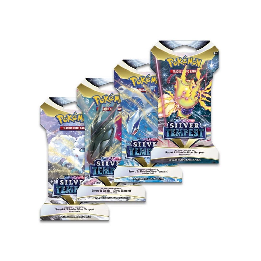 Pokemon TCG: Sword & Shield - Silver Tempest Booster Pack 10 cards