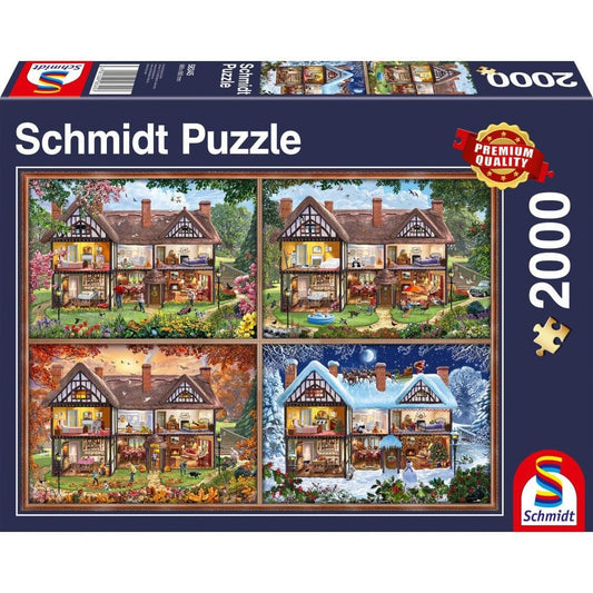 Puzzle Schmidt: A négy évszak, 2000 db