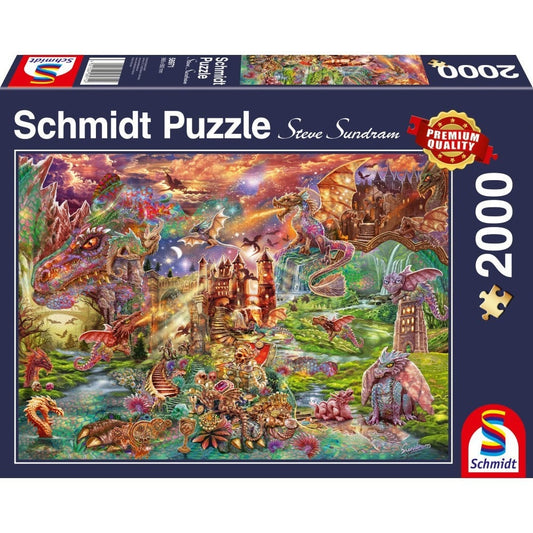 Puzzle Schmidt: A sárkány kincse, 2000 darabos