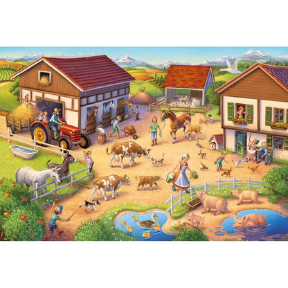 Puzzle Schmidt: Tanya, 40 darabos + Ajándék állat figurák