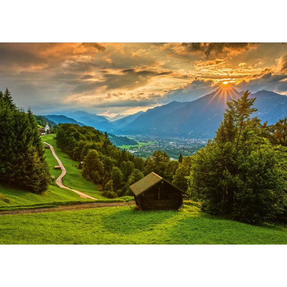 Puzzle Schmidt: Naplemente Wamberg felett, 1500 darabos