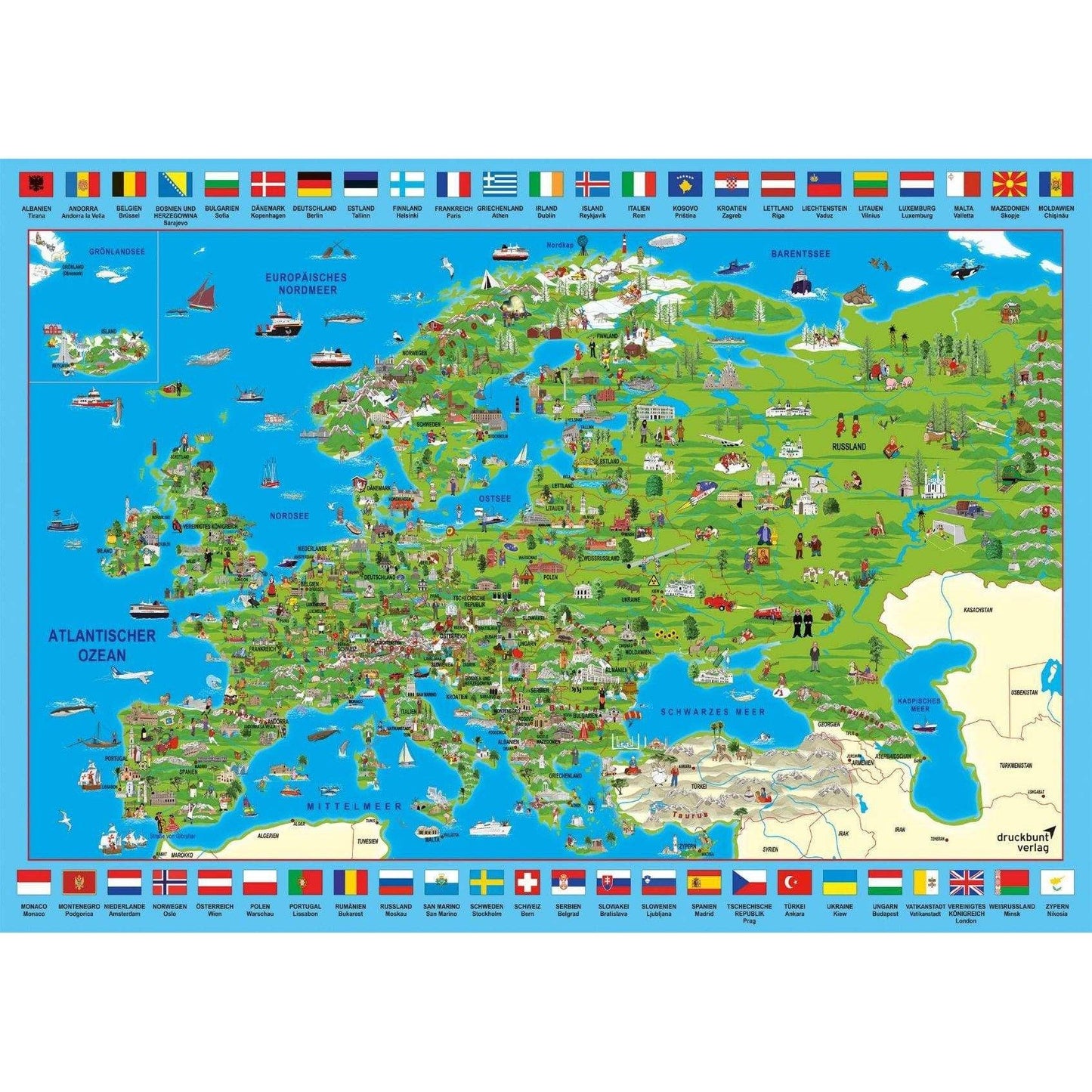 500 darabos Puzzle - Fedezd fel Európát - Játszma.ro - A maradandó élmények boltja