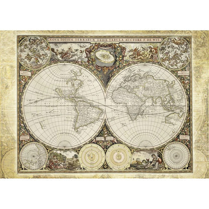 Puzzle Schmidt: Történelmi világtérkép, 2000 darabos