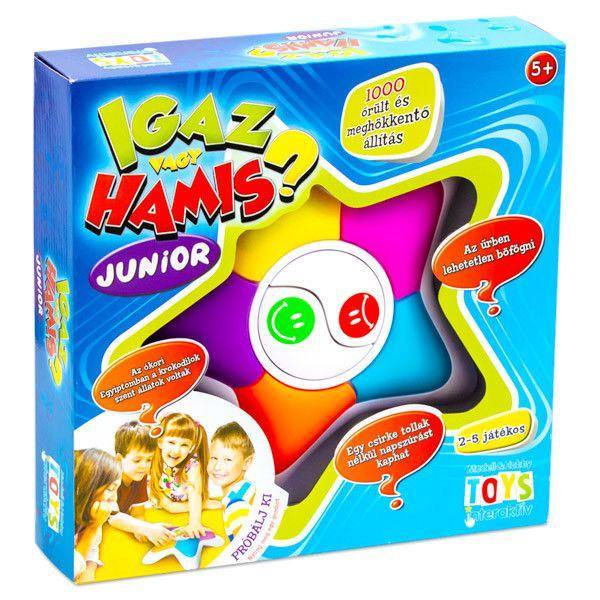 Igaz vagy Hamis Junior-Modell&Hobby Toys-1-Játszma.ro - A maradandó élmények boltja