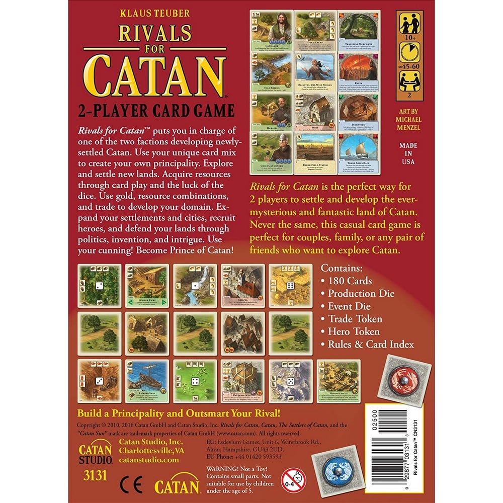 Rivals for Catan (Catan Duel) angol nyelvű társasjáték