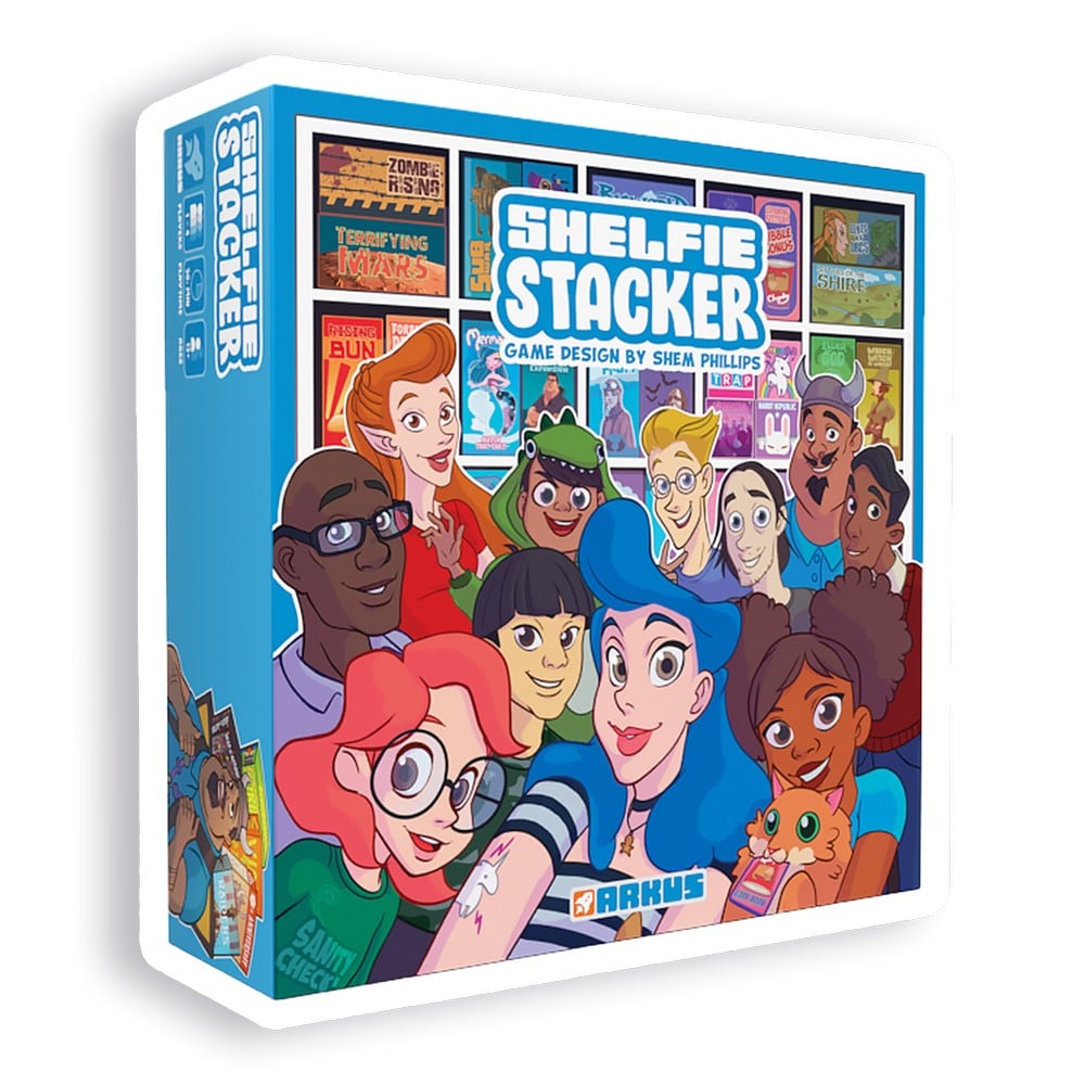 Shelfie Stacker angol nyelvű társasjáték