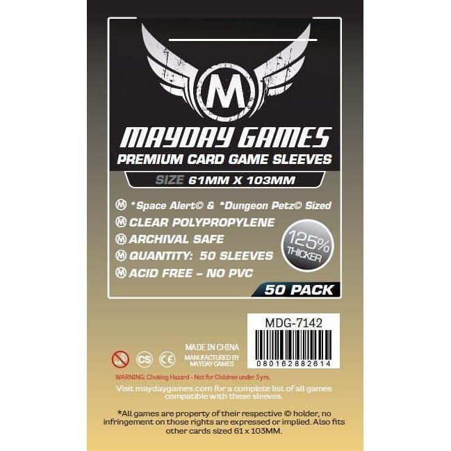 Mayday Space Alert Premium kártyavédő (50 db) 61mm x 103mm-Mayday-1-Játszma.ro - A maradandó élmények boltja