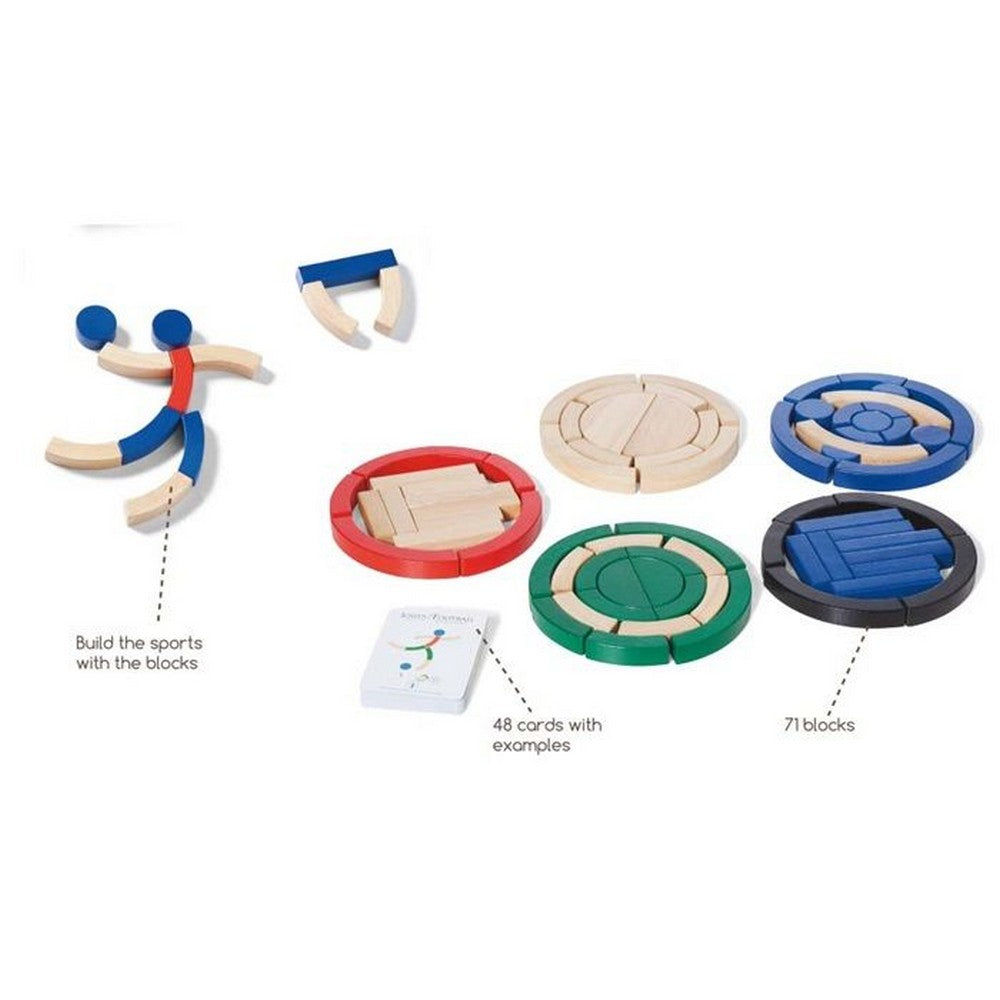Sport faépítő játék, BS Toys GA254