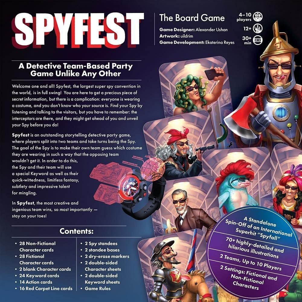 Spyfest, angol nyelvű társasjáték