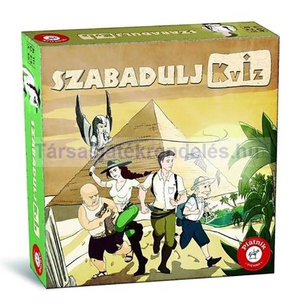 Szabadulj Kvíz magyar nyelvű társasjáték