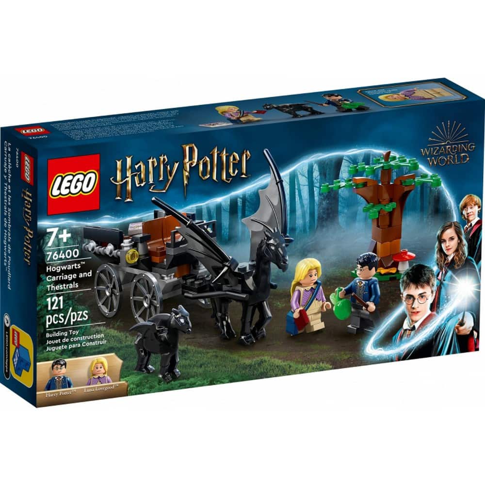 LEGO Harry Potter Roxfort hintó és thesztrálok 76400 121 darabos