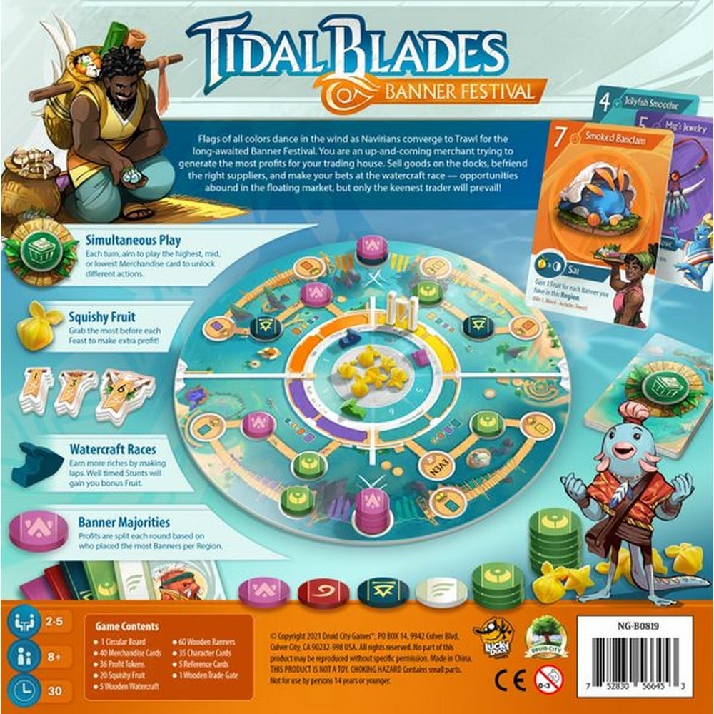 Tidal Blades: Banner Festival angol nyelvű társasjáték