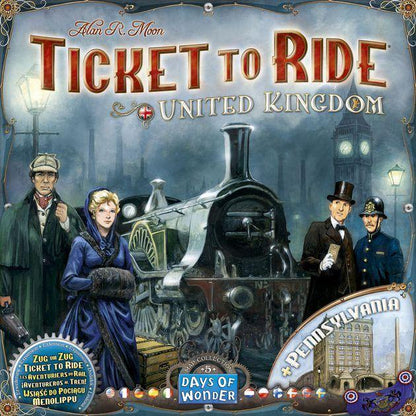 Ticket to Ride - United Kingdom + Pennsylvania-Days Of Wonder-1-Játszma.ro - A maradandó élmények boltja