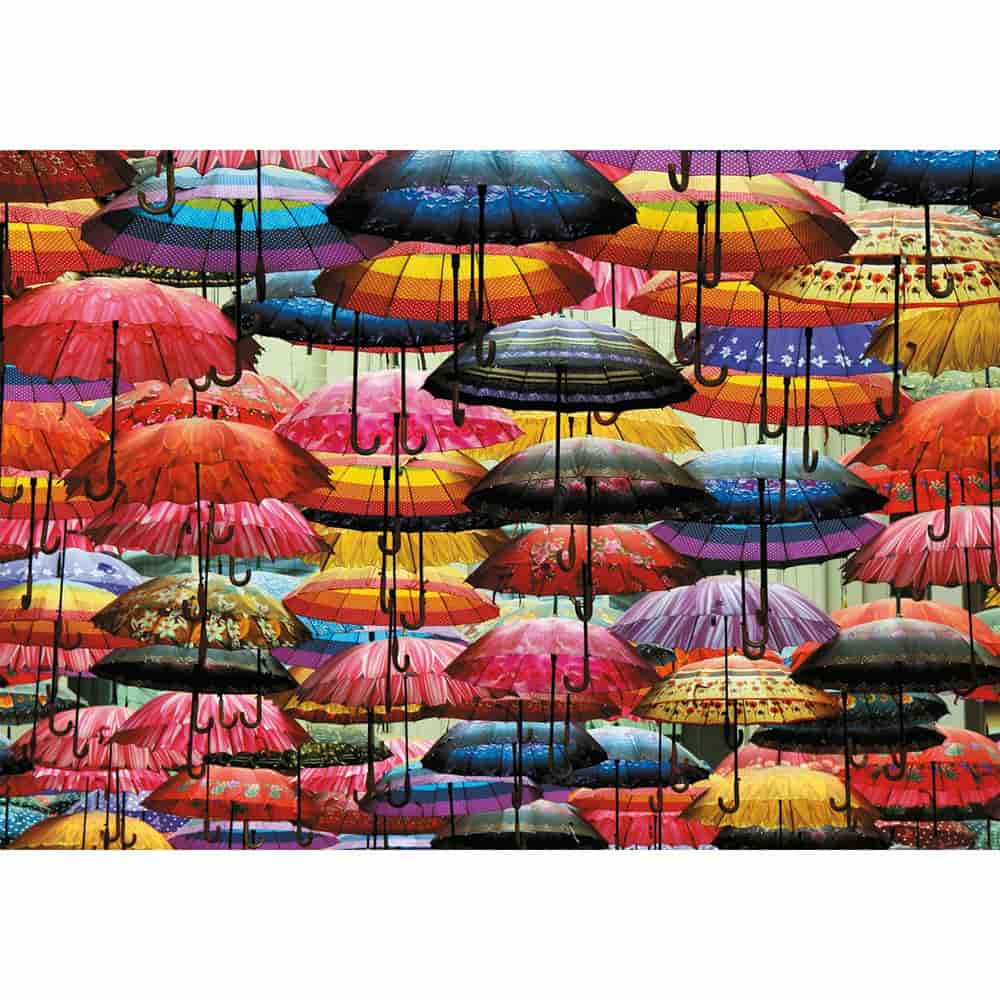 1000 darabos Színes esernyők puzzle