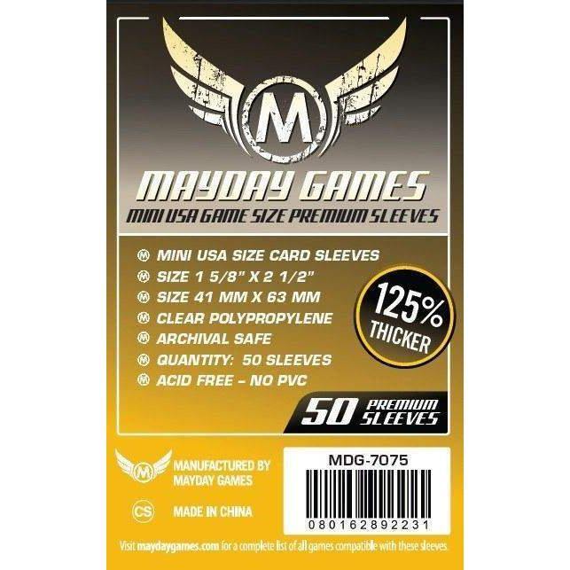 Mayday USA mini Premium kártyavédő (50 db) 41mm x 63mm-Mayday-1-Játszma.ro - A maradandó élmények boltja