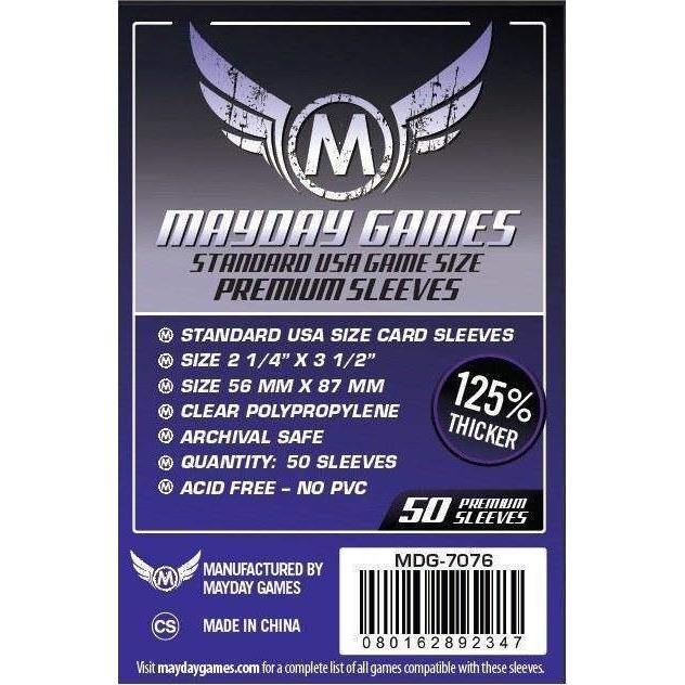 Mayday USA Premium kártyavédő (50 db) 56mm x 87mm-Mayday-1-Játszma.ro - A maradandó élmények boltja