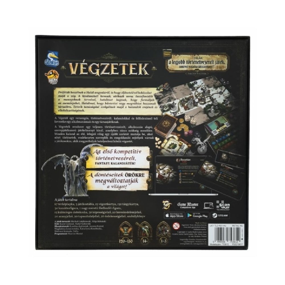 Végzetek, Egy legendás kor sötét krónikái magyar nyelvű társasjáték
