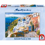 Puzzle 1000 de piese Vedere din Santorini