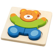 Fa 4 darabos puzzle medve, Viga
