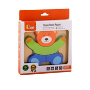 Fa 4 darabos puzzle medve, Viga