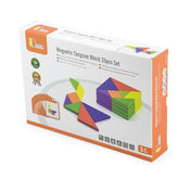 Mágneses tangram játék, 35 darabos, Viga