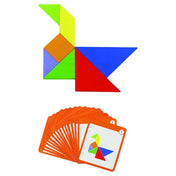 Mágneses tangram játék, 35 darabos, Viga