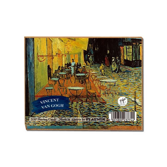 Francia kártya 2x55-ös készlet - Vincent Van Gogh Cafe Terrace at Night
