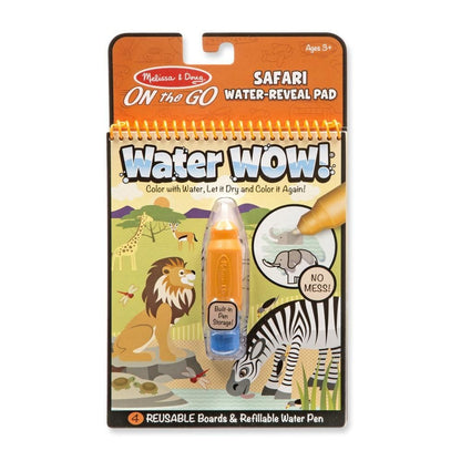 Melissa & Doug Kreatív játék, Rajzolás vízzel, szafari Water WOW