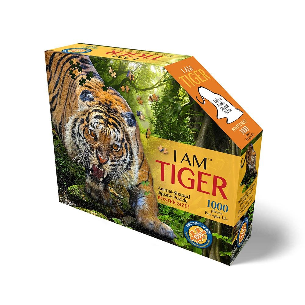 1000 darabos Wow Puzzle Tigris