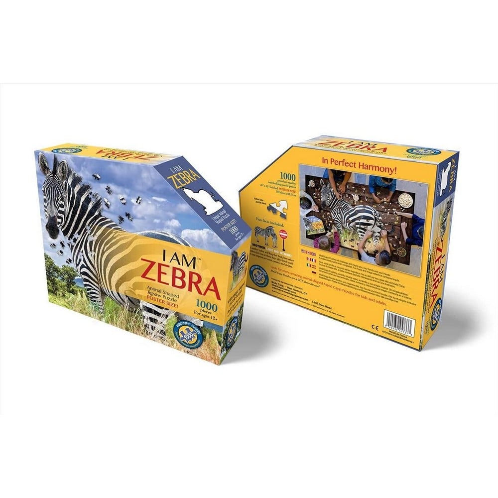 WOW Puzzle 1000 darabos- Zebra